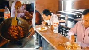 क्लासरूम बना ‘चिकन पार्टी’ का अड्डा