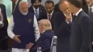 G7 शिखर सम्मेलन में मोदी-ट्रंप की संक्षिप्त मुलाकात