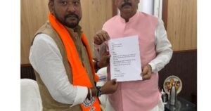 भाजपा प्रत्याशी अभिषेक कुमार ने नामांकन लिया वापस