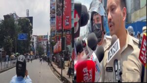पटना में बिहार बंद के दौरान बवाल: डाकबंगला चौराहे