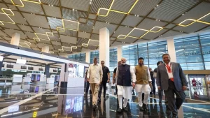 स्वर्ण आंध्र’ की उड़ान: पीएम मोदी ने भोगापुरम