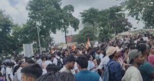 जेपीएससी आंदोलन: विधानसभा मार्च में उग्र हुए छात्र
