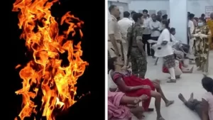 गोपालगंज में गैस रिसाव से भीषण आग, दो