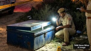 पत्नी और यूट्यूबर दोस्त गिरफ्तार; बॉक्स में छिपाकर 21 किमी